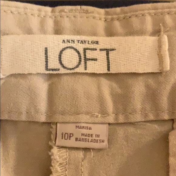 Loft Tan Cropped Capri’s - Picture 4 of 6